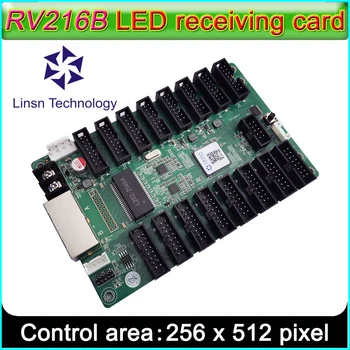 LINSN RV216B קבלת הכרטיס, מקסימום תמיכה 128x1024, תצוגת LED מערכת שליטה,RGB LED מודול LED בצבע מלאה שליטה כרטיס