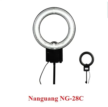 NG-28C Nanguang הובילו טבעת אור ירי תחנת סט אביזרים קטנים חפצים קטנים ירי תחנת מצלם את לוחית הרישוי