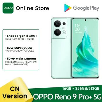 OPPO רינו 9 Pro + פלוס 16GB 512GB טלפון נייד 6.7
