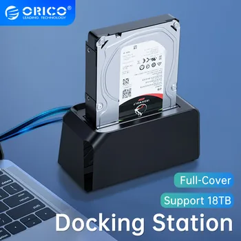 ORICO USB 3.0 ל-SATA HDD תחנת עגינה הקורא על 2.5/3.5 אינץ ' כונן דיסק קשיח SSD כונן קשיח תחנת עגינה מלא-כיסוי