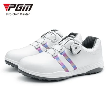 PGM נשים נעלי גולף עמיד נגד החלקה של נשים קל משקל, רך לנשימה נעלי נשים מזדמנים ידית רצועת ספורט XZ208