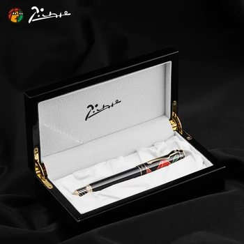 Pimio יוקרה עט נובע 10K זהב החוד מאיה השמימי אופנה יוקרתית עטים עם קופסת מתנה עבור עסקים במשרד גבר אישה