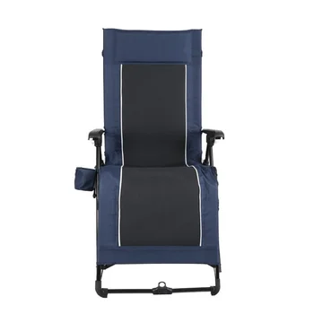 Quad אפס כבידה הכיסא כיסא קמפינג, כחול, למבוגרים