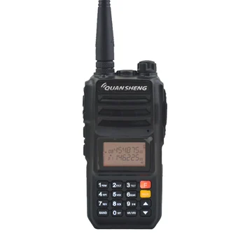 Quansheng ווקי טוקי-TG-UV2Plus Dual Band VHF 136-174MHz UHF 400-470MHz 10W תפוקת חשמל FM שני רדיו דרך TG-UV2 פלוס