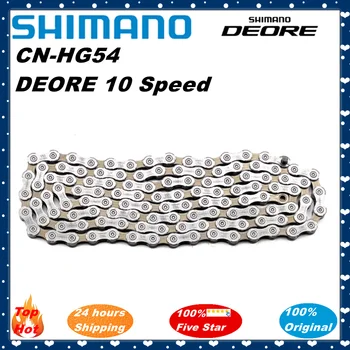 Shimano Deore M6000 M610 HG54 10 מהירות 116L 120L 122L אופניים אופניים MTB אופני הרים כספית-X שרשרת אופניים חלקים מקוריים Shimano
