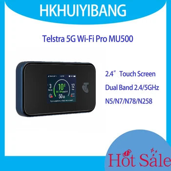 Telstra Dual Band WiFi 6 5 נתב MU500 אלחוטית מודם 5G mmWave&Sub6 נייד נקודה חמה עם מסך מגע & Ethernet