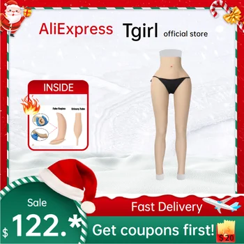 Tgirl מזויף הנרתיק תחתונים לגברים מזויף תחת מעובה היפ Cosplay נשים עם נרתיק צינור טרנסג 'מתלבש' Dragqueen