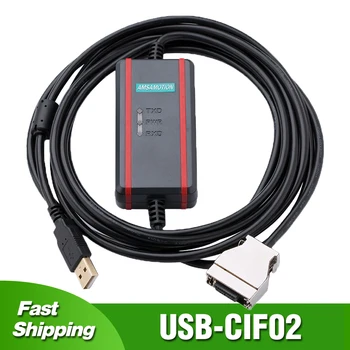 USB-CIF02 תכנות כבלים Omron CPM1/CPM1A/CPM2A/CPM2AH/C200HS/C200HX/HG/הוא CQM1 סדרה PLC נתונים RS232 להורדה קו