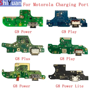 USB המקורי נמל הטעינה מחבר לוח להגמיש כבלים עבור Motorola G8 פלוס-G8 משחקים G8 כוח G9 לשחק G9 כוח חלקי חילוף