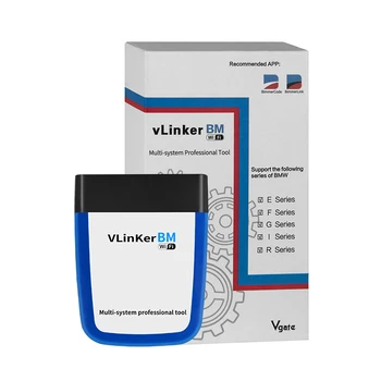 Vgate vLinker BM ELM327 OBD2 סורק V2.2 WiFi ELM327 רכב כלי אבחון עבור ב. מ. וו