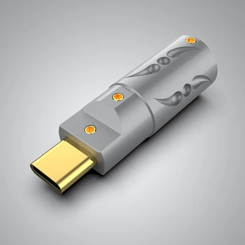 VIBORG VT08 מצופה זהב סוג C Type-C USB C 3.1 באיכות גבוהה USB מחבר פליז זכר Plug ריתוך מסוג USB-C עבור DIY כבל USB