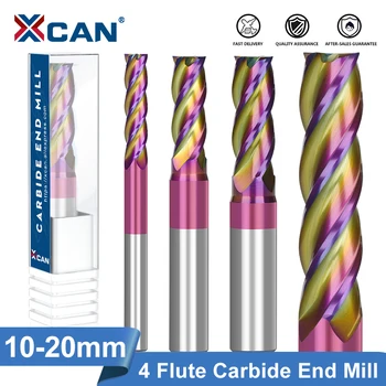 XCAN 4 חלילים CNC Router Bit 1-20 מ 