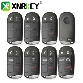 XNRKEY 2/3/4/5 כפתור מוצרים נלווים שלט מפתח הרכב מעטפת Fob על 500 פיאט 500L 500X 2016-2019 החלפת מפתח חכם מקרה כיסוי