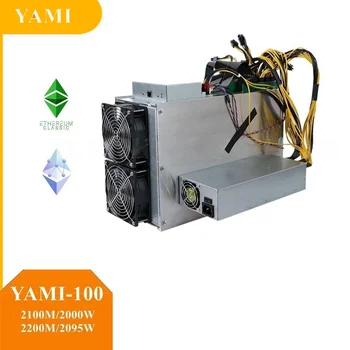 YAMI כורה YAMI-100 2100m 2200mh/S ETH כריית המכונה עם 2095W/2000W אספקת חשמל