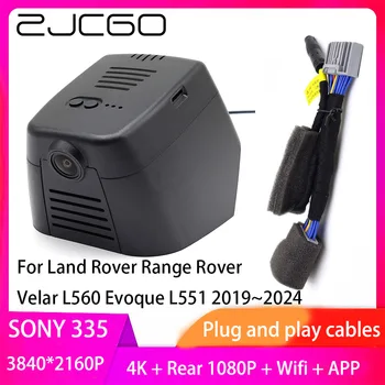 ZJCGO Plug and Play DVR Dash Cam UHD 4K 2160P מקליט עבור לנד רובר ריינג ' רובר Velar L560 Evoque L551 2019~2024
