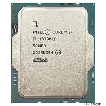 Совершенно новый игровой Intel I7 13700KF для ПК, чип OEM, רק процессор 10-го поколения, 16 ядер, 24 потока, разъем LGA1200