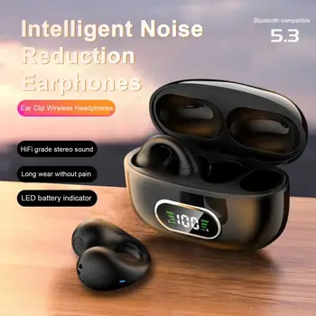 אוזניות עם בהבחנה גבוהה מיקרופון חכם הפחתת רעש באיכות גבוהה Wireless אוזניות Hd עם מיקרופון. Bluetooth 5.3