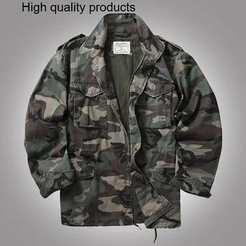 אופנה הסוואה טקטי מעילים להאריך ימים יותר גברים מזדמנים בסגנון צבאי משוחרר באגי המעיל אופנת רחוב כותנה בגדים