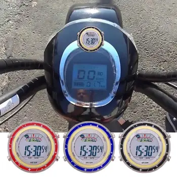 אופנוע השעון עמיד למים זוהר שעון חיוג דיגיטלי מיני שעונים אופנוע חשמלי שעונים גאדג ' ט עבור רכב אוטומטי מכוניות