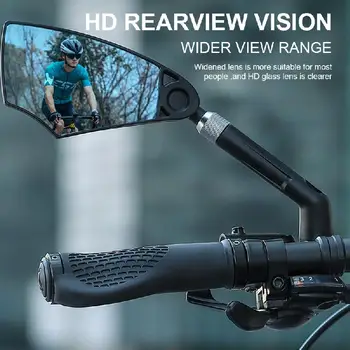 אופניים HD האחורית ראיית הכידון האופניים מראה 360°rotatable Anti-glare חיצוני ספורט אופניים Mtb כביש רכיבה על אופניים Accessorie