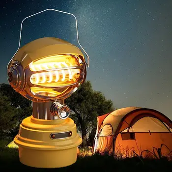 אורות קמפינג נטענת, רטרו פנס קמפינג, 2500mah סוללה מופעל תלוי קמפינג פנסים, חיצוני אוהל אורות