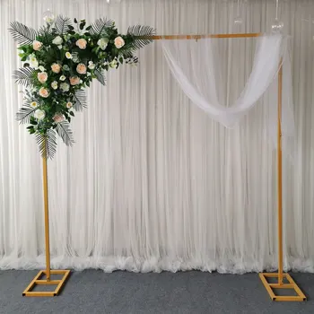 איכות גבוהה החתונה רקע קשת מסגרת ברזל פרח הבלון לעמוד רקע מקום קישוט יישום צד יפה קשת
