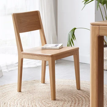 ארגונומי עץ כסאות אוכל קש פינת האוכל הנורדית המודרנית כסאות אוכל העתק מעצב Krzesla לעשות Jadalni ריהוט WRX