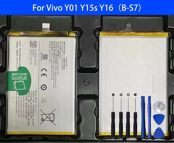ב-S7 סוללה עבור Vivo Y01 Y15s Y16 היכולת המקורית טלפון Bateria