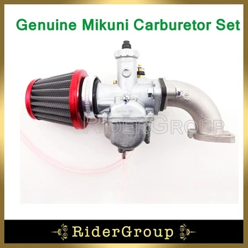 בור אופני Mikuni VM22 26mm קרבורטור Mainfold צריכת צינור 38mm מסנן אוויר עבור 110cc 125cc 140cc מנוע אופנוע פחמימות