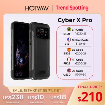 [בכורה] HOTWAV סייבר X Pro/ סייבר X מחוספס G99 12GB/8GB+256GB 6.78