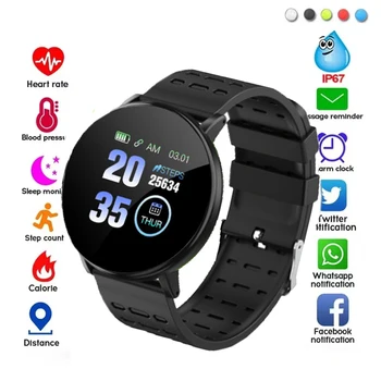 בנוסף מתאים Pro חכם צמיד סיבוב נשים גברים שעון יד שעון מעורר כושר גשש לצפות מתאים Smartwatch ילדים אנדרואיד IOS Bracele