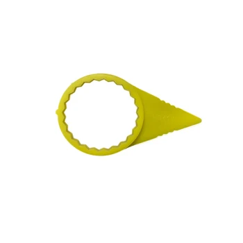 גלגל אגוז מחוון טבעת סוג חופשי PE חומר צבע צהוב SW41Y PE עבור 41mm אגוז 50Pcs המכונית accsesories