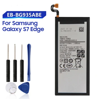 החלפה סוללה עבור סמסונג גלקסי S7 Edge SM-G935F G9350 G935FD נטענת הסוללה של הטלפון EB-BG935ABE EB-BG935ABA