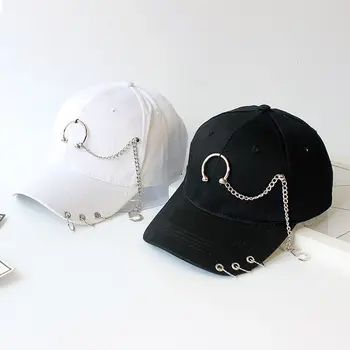 היפ הופ פשוט כותנה זכר נקבה ספורט קוריאנית חיצונית הקסדות כובע בייסבול כובע Snapback כובעי עם טבעת