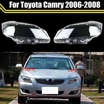 המכונית קדמי פנס ראש אור מנורת אהיל Lampcover אוטומטי עדשת זכוכית Shell עבור טויוטה קאמרי 2006 2007 2008 כיסוי פנס