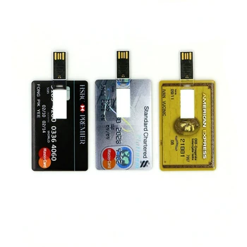 הסגנון החדש כונן הבזק מסוג USB כונן עט 4GB 8GB 16GB 32GB 64GB HSBC מסטרקארד כרטיס אשראי E-חלום כונן הבזק מסוג USB כרטיס Pendrive