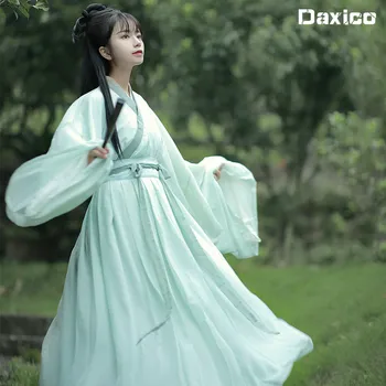 הסיני המקורי Tradional Hanfu נשים עתיקה שושלת טאנג סייף הבמה Cosplay תלבושות עממיות שמלת ריקוד פיית תלבושת