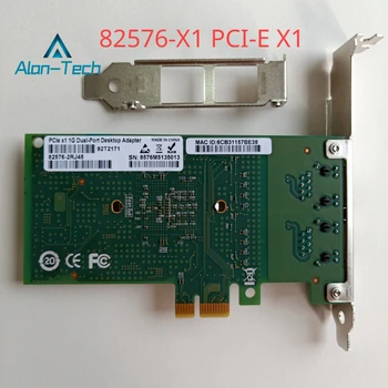 חדש ב-תל 82576 E1g42et כפולה רשת Gigabit מתאם PCI-E X1 Desktop Gigabit Network Adapter ארבע יציאות