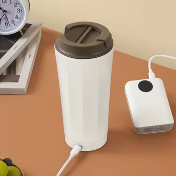 חשמלי כוס מסוג C-USB 350ml מיני נייד עבור נסיעות חורף חמים חימום מים בקומקום כוס מתנות