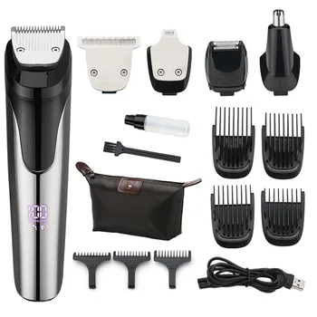 חשמלי שיער גוזז שיער מקצועי קאטר USB לטעינה חשמלית מכונת גילוח עבור גברים אוטומטי נייד כלי גברים גוזם מנוע