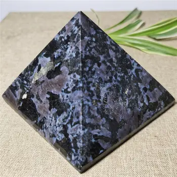 טבעי Gabbro מסתורי Merlinite חן פירמידת קריסטל קוורץ אנרגיה עפרות ריפוי