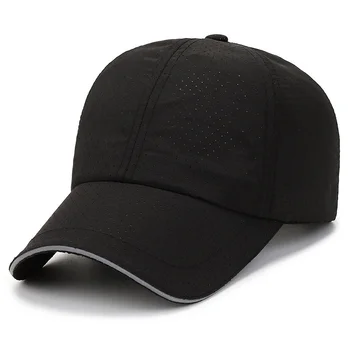 יוניסקס מוצק מצחייה מתכווננת לנשימה רשת כובע רעיוני כובע כריך כובעי בייסבול חיצוני ספורט כובע