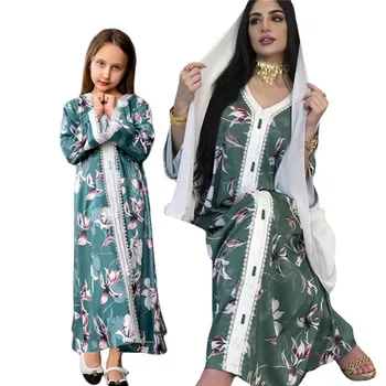 ילדה שמלות אמא ובת התאמת שווה מותאמים בגדים מגדיר עבור ילדים משפחה תחפושות מתנת יום אמהות בנות של 14 שנים.