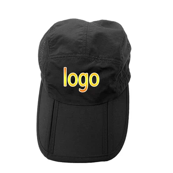 כובע Gorras Кепка חדש להדפיס את הלוגו קיפול כובע בייסבול גברים חוצות הרים מהירה יבש מגן עמיד למים לנשימה רשת הכובע