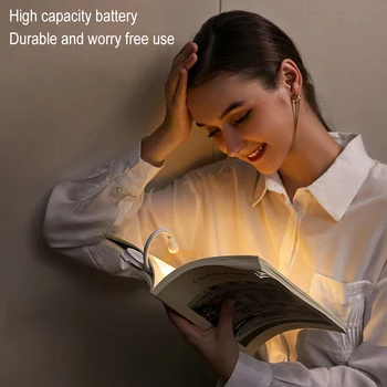 לעמוד קליפ כפול-שימוש במיני אור נייד נוחות המיטה מנורות ליד המיטה מחקר