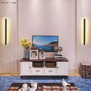 מודרני, תקרת LED אורות הזרקורים הסלון קישוט מקורה ליד המיטה ללמוד מינימליסטי יצירתי רצועת אור עיצוב חדר