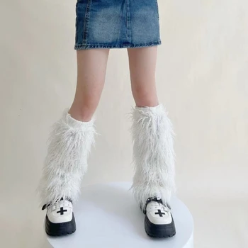 מחממי רגליים רגל ארוכה גרביים רגליים רץ לכיוון הברך גרבי חותלות יפנית גרביים עד הברך הרגליים כיסוי קטיפה חומר עבור בנות MXMA