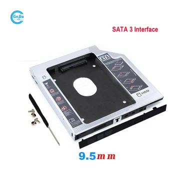מחשב נייד Sata 3SSD כונן קשיח HHD הקאדילק מגש סוגר 9.5 מ 