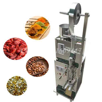מכונת אריזה אוטומטית פרטנית פלסטיק שקיות תה תבלינים אורז מזון חומרי גלם דפוס מילוי ואיטום הבורא