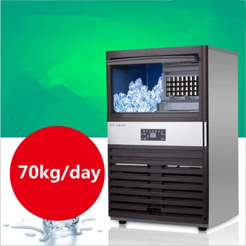 מסחרי מכונת קרח חנות תה בר מרובע גדול מכונת קרח מהר חיסכון באנרגיה קרח אוטומטי 70KG SK-70fa